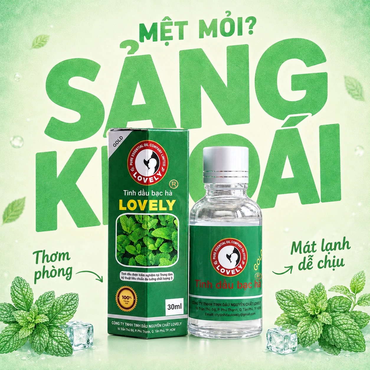 Tinh dầu Bạc Hà